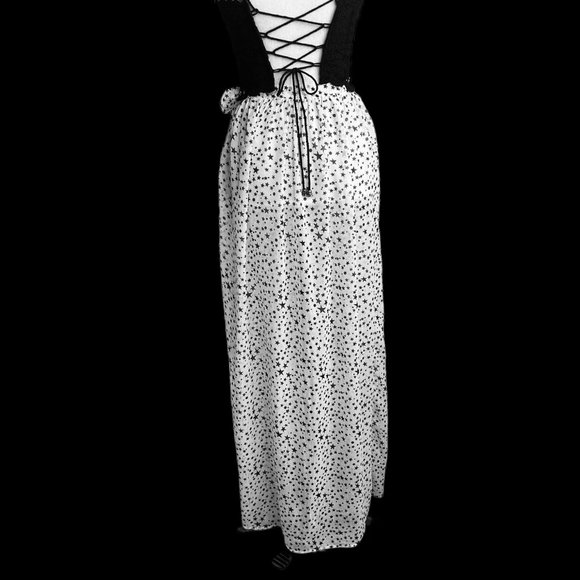 Nasty Gal Halloween Moon and Stars Skirt Topper Sarong Apron Size XS/SM - Picture 15 of 16